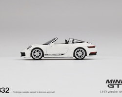 Skala 1/64  Urläcker Porsche 911 Targa 4S, Vit fr MINI GT