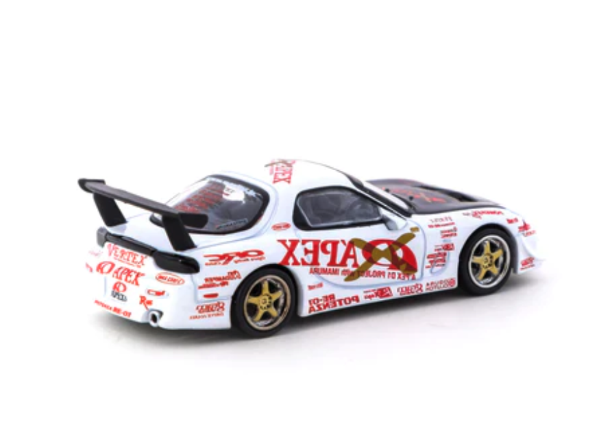 Skala 1/64 VERTEX Mazda RX-7 (FD3S) A'PEX D1 PROJECT - GLOBAL64 fr TARMAC works