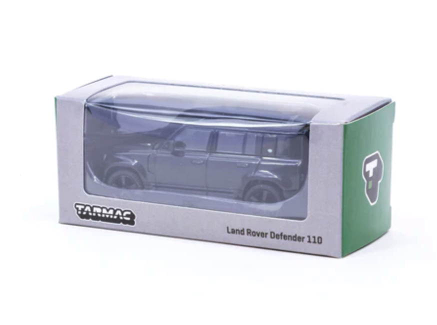 Skala 1/64 Land Rover Defender 110, Svart Metallic - GLOBAL64 från TARMAC works