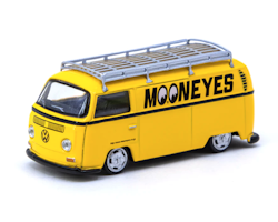 Skala 1/64 Volkswagen Type II (T2) Panel Van Mooneyes - fr Schuco x Tarmac Works