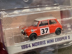 Skala 1/64 Morris Mini Cooper S 64' "Hot Hatches" från Greenlight