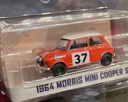 Skala 1/64 Morris Mini Cooper S 64' "Hot Hatches" från Greenlight
