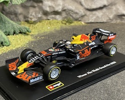 Skala 1/43 RED BULL, Honda RB16 #33 Aston Martin M.Verstappen m figur i fr Bburago