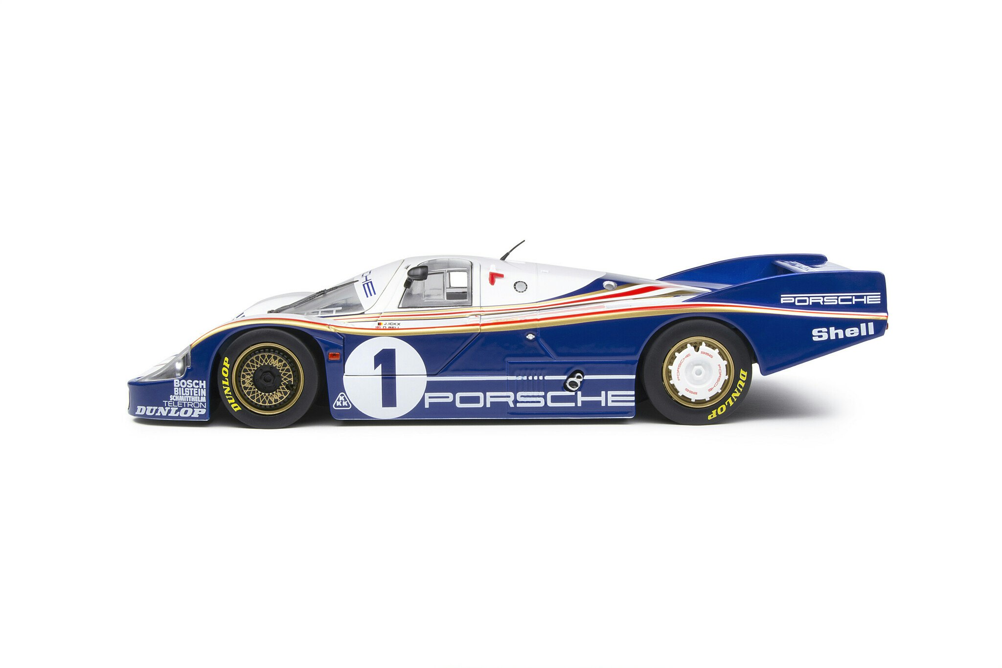 Skala 1/18:PORSCHE 956LH WINNER – 24H LE MANS – 82 – ICKX / BELL #1 fr. SOLIDO