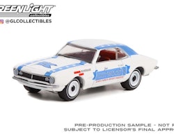 Skala 1/64 Chevrolet Camaro 67' "Joie Chitwood's Thrill Show" från Greenlight Excl.