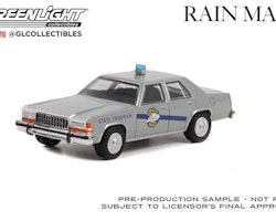 Skala 1/64 Ford LTD Crown Victoria 83' polisbil "RAIN MAN" från Greenlight Hollywood