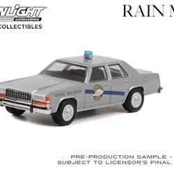 Skala 1/64 Ford LTD Crown Victoria 83' polisbil "RAIN MAN" från Greenlight Hollywood