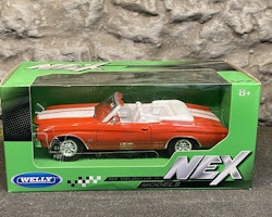 Skala 1/24: Chevrolet Chevelle SS 454 71', Röd fr Welly Nex Models