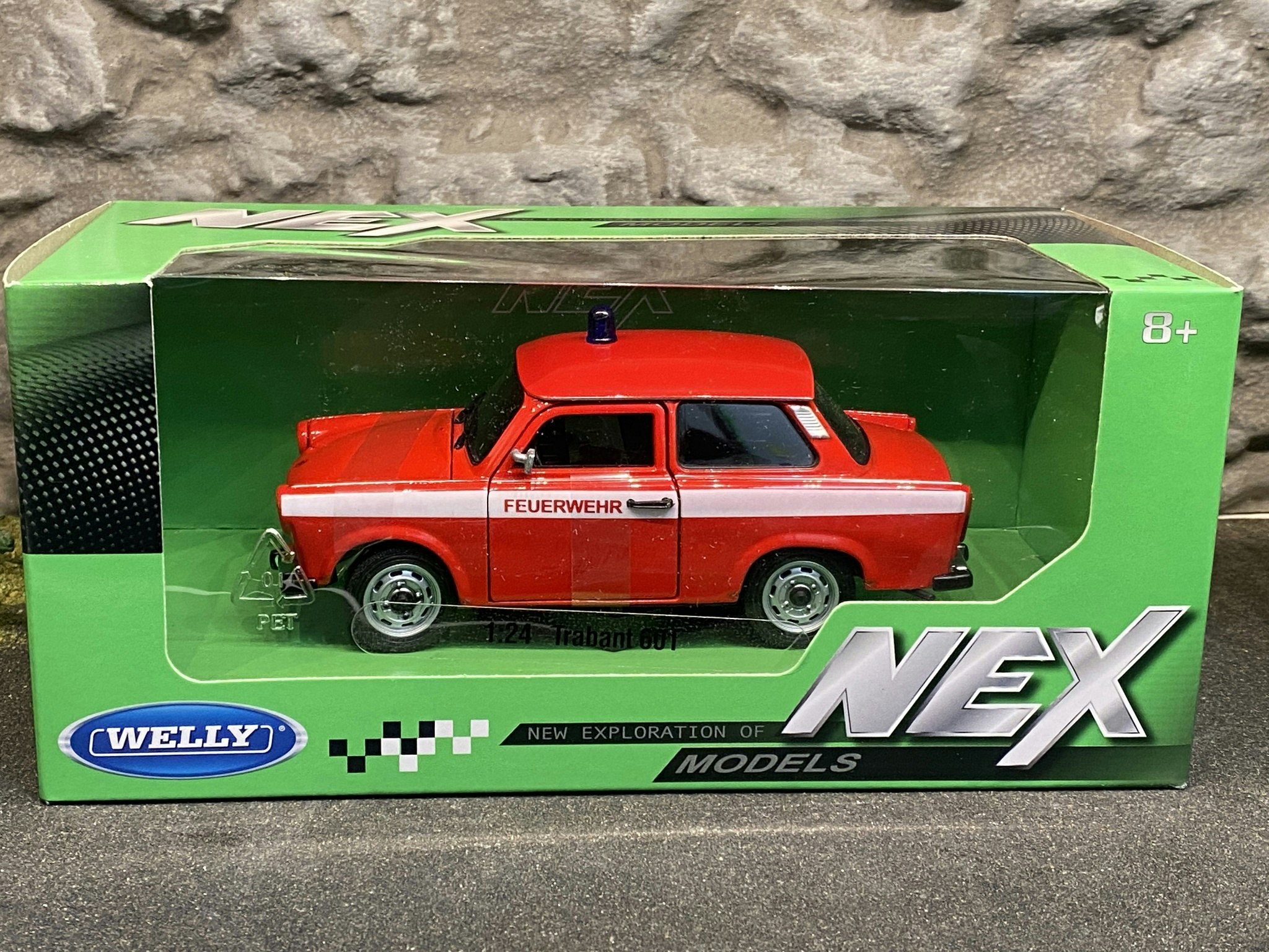 Skala 1/24: Trabant 601 - Brandchefsbil fr Welly Nex Models