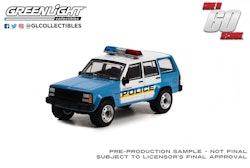 Skala 1/64 Jeep Cherokee 95' Polisbil "Gone in 60 Seconds" från Greenlight Hollywood