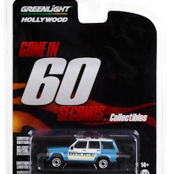 Skala 1/64 Jeep Cherokee 95' Polisbil "Gone in 60 Seconds" från Greenlight Hollywood