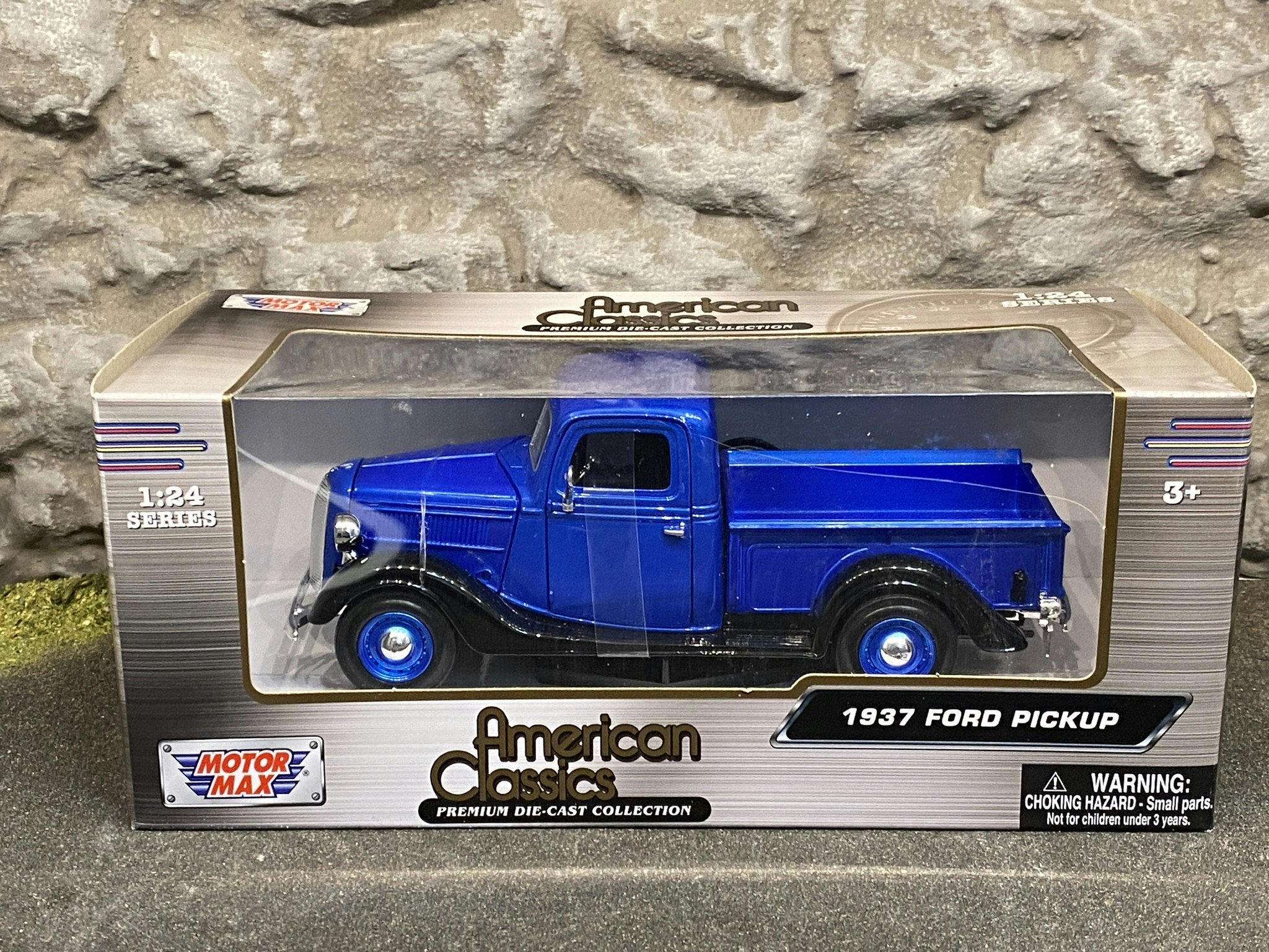 Skala 1/24 Ford Pickup 37' Blå fr Motor Max