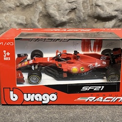 Skala 1/43 Scuderia Ferrari SF21 #55 C.Sainz fr Bburago 18-36829 #55