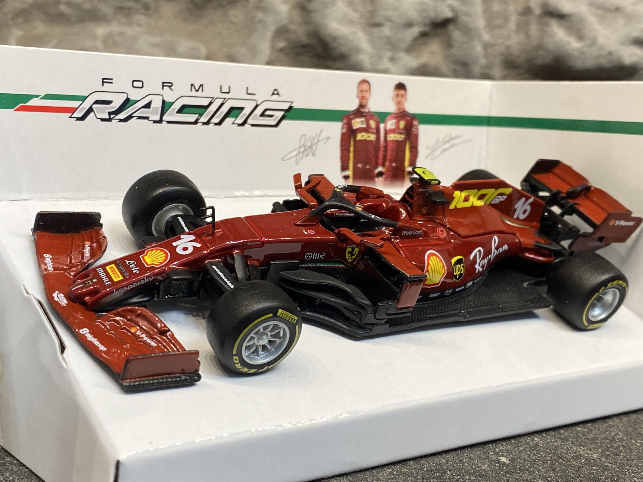 Skala 1/43 Scuderia Ferrari SF1000 #16 C.Leclerc fr Bburago 18-36823 #16 Tuscan GP
