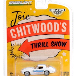 Skala 1/64 Chevrolet Corvette 66' "Joie Chitwood's Thrill Show" från Greenlight Excl.