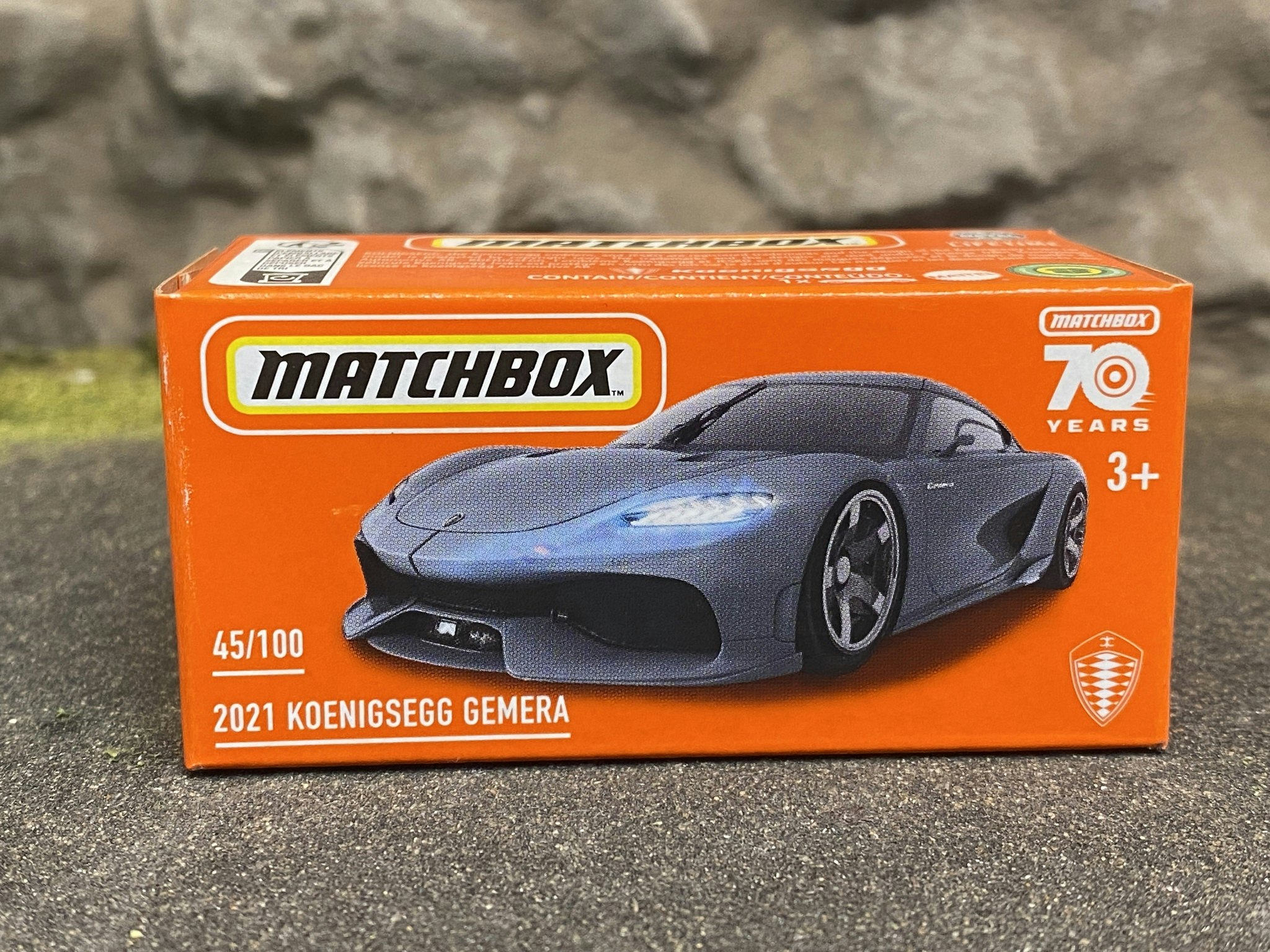 Skala 1/64 Matchbox - Koenigsegg Gemera 2021'