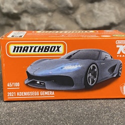 Skala 1/64 Matchbox - Koenigsegg Gemera 2021'