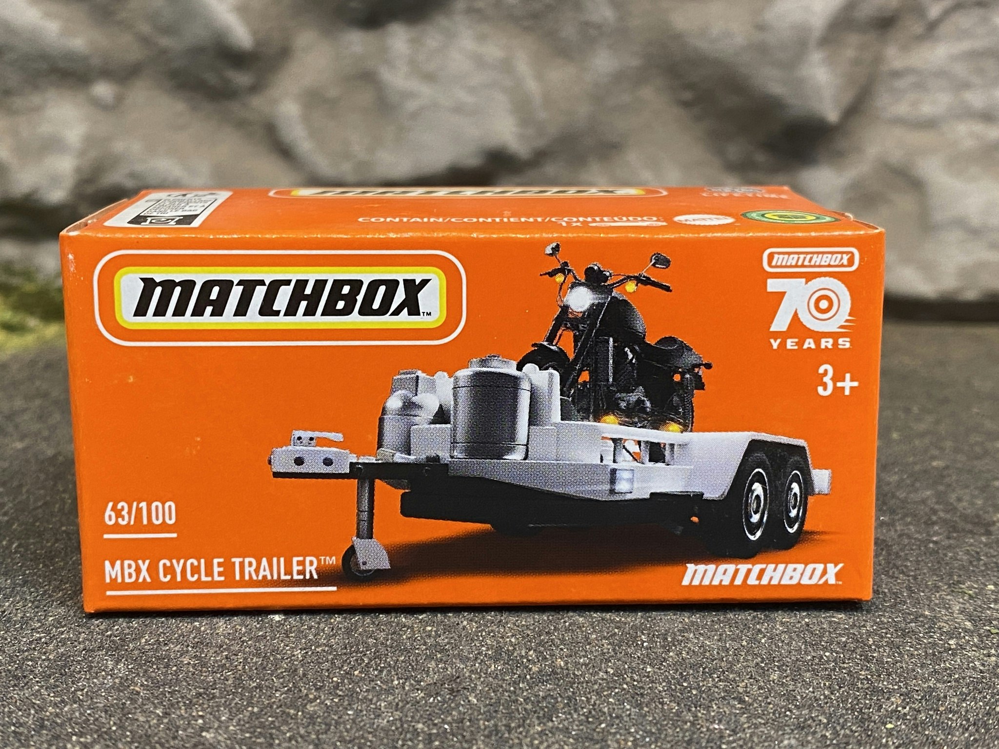 Skala 1/64 Matchbox -  MBX Cycle Trailer