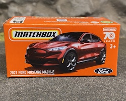 Skala 1/64 Matchbox -  Ford Mustang Mach-E 2021, Röd