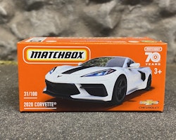 Skala 1/64 Matchbox - 2020 Corvette, Vit