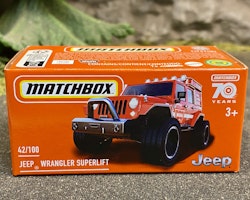 Skala 1/64 Matchbox -  JEEP Wrangler Superlift