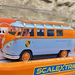 Skala 1/32 Scalextric Bil t Bilbana: Volkswagen T1b Microbus, Blå/Orange "Gulf"