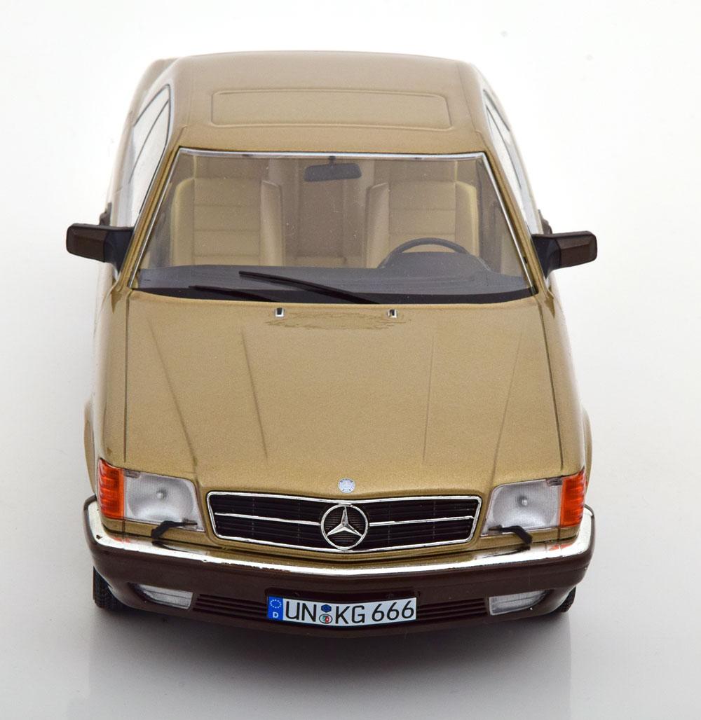 Skala 1/18 Supersnygg 1975 Mercedes Benz 500 SEC C126  fr KK-scale