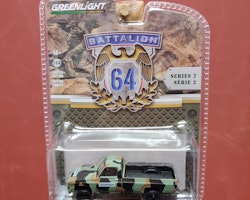 Skala 1/64 Chevrolet M1008 CUCV U.S. Army Police "Battalion 64" ser.2 från Greenlight