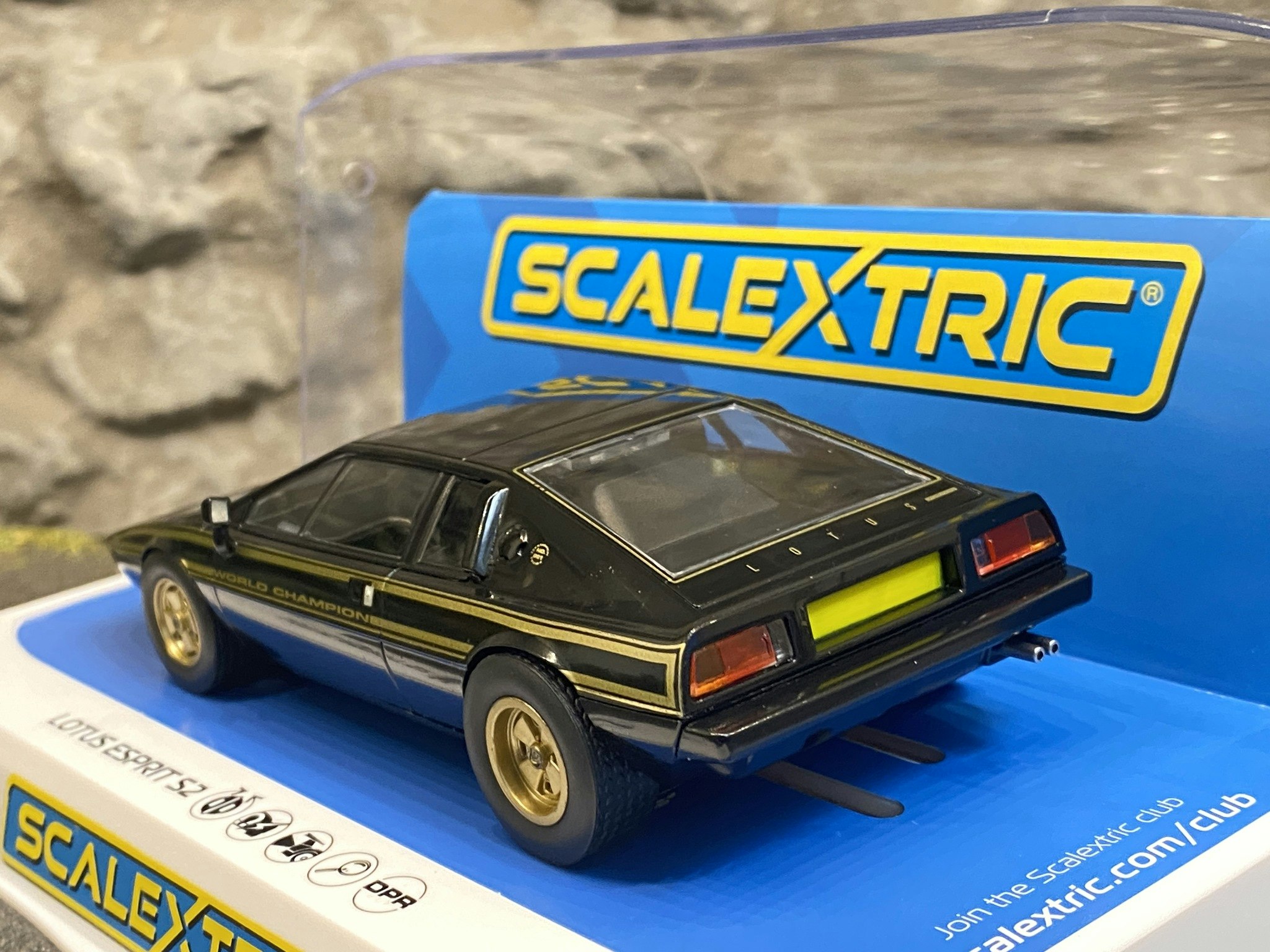 Skala 1/32 Scalextric Bil t Bilbana: Lotus Esprit S2, World Championship, Black