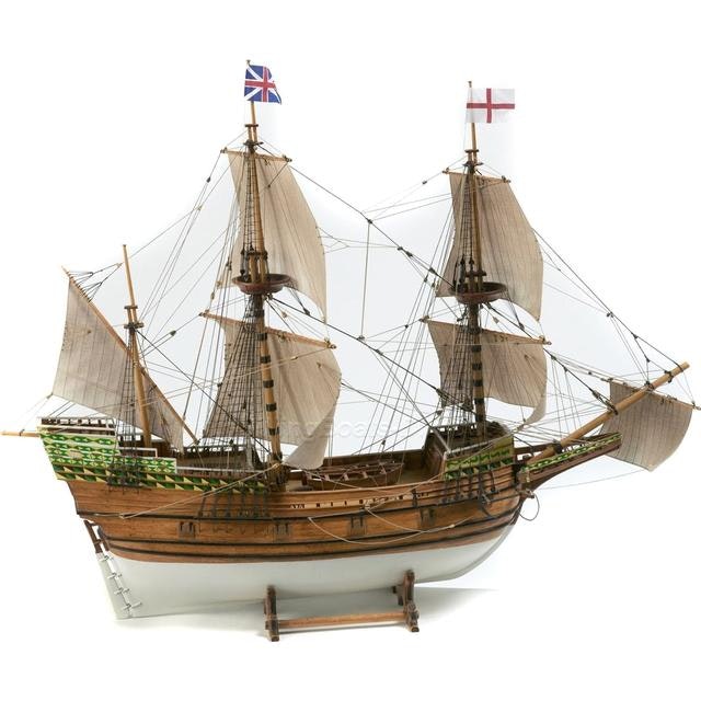 Skala 1/60 Byggmodell av BB820 Mayflower med Träskrov - från Billing Boats