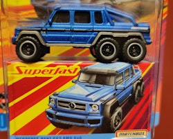 Skala 1/64 Matchbox Superfast - Mercedes-Benz G63 AMG 6x6