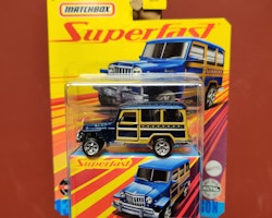 Skala 1/64 Matchbox Superfast - Willys Jeep Wagon 1962'