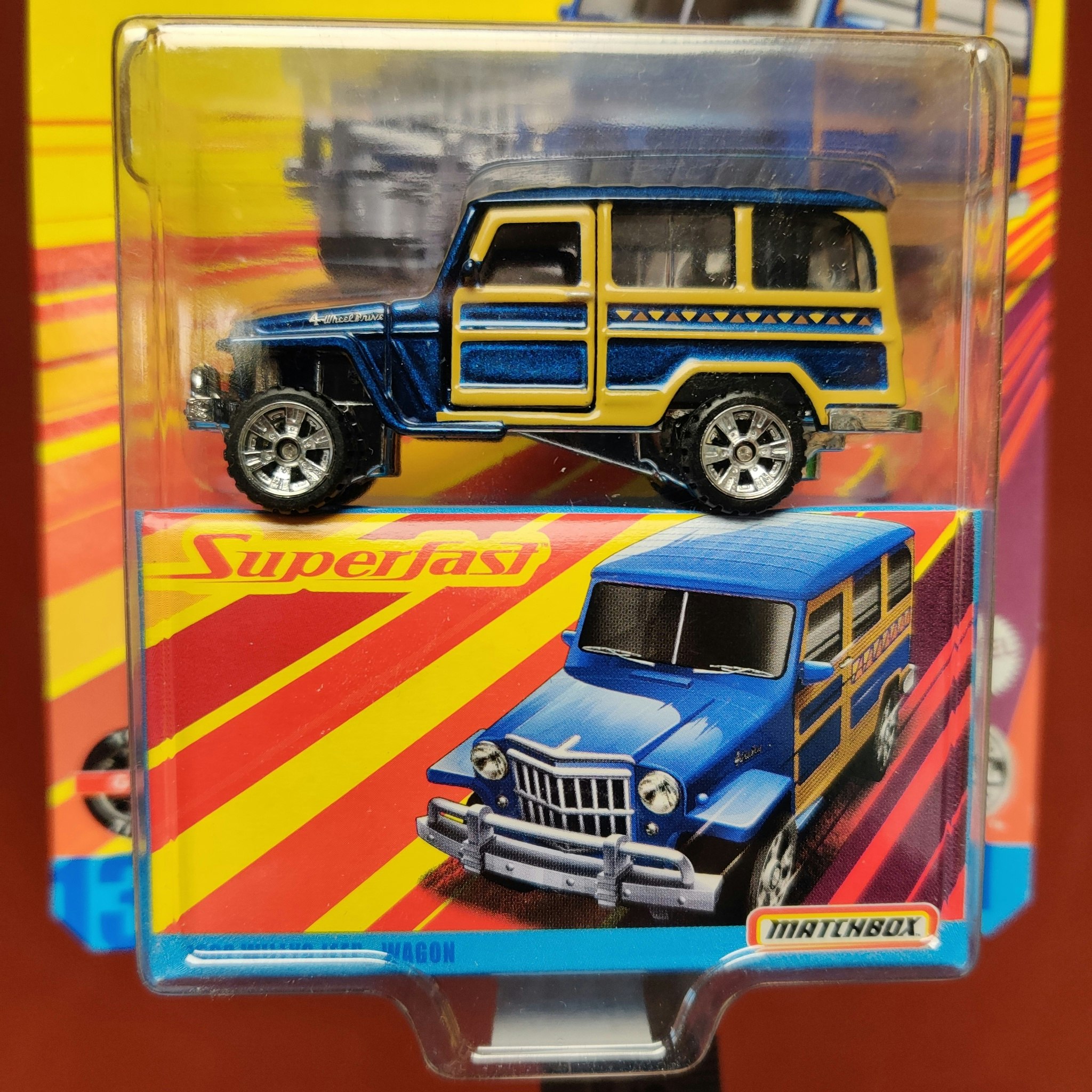 Skala 1/64 Matchbox Superfast - Willys Jeep Wagon 1962'