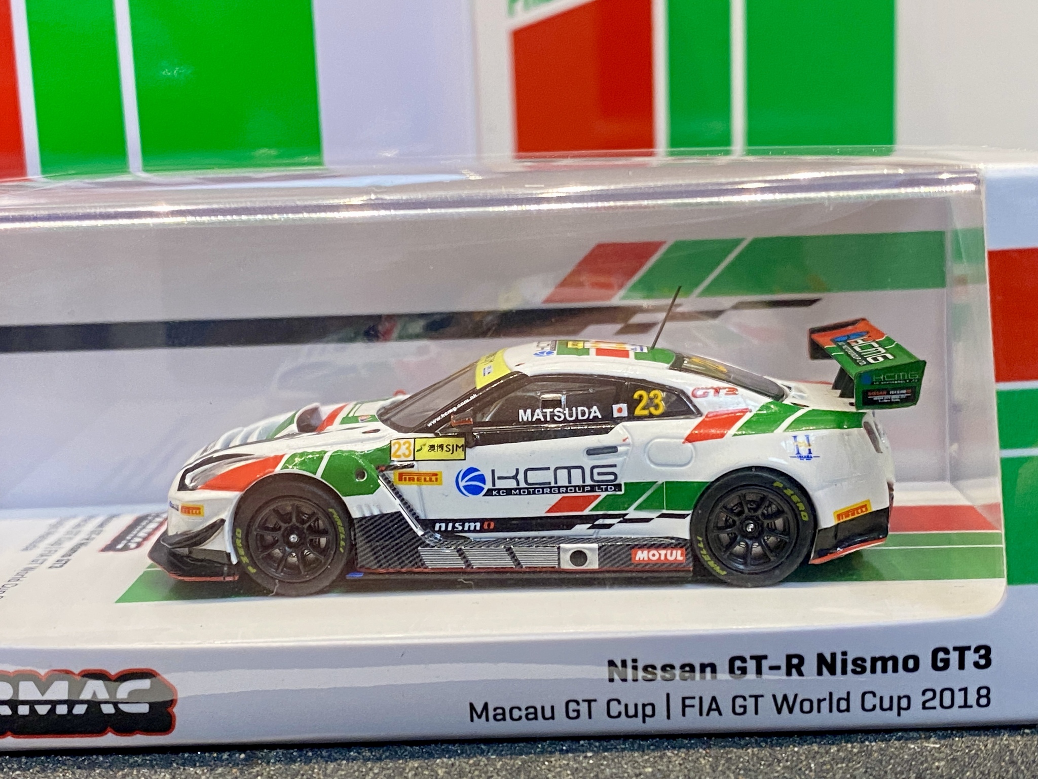 Skala 1/64 Nissan GT-R Nismo GT3, Macau Cup 2018' Special ed. GTR fr Tarmac Works
