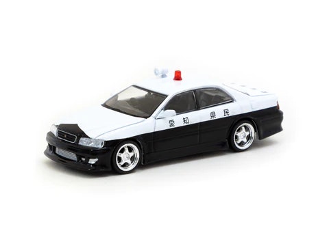 Skala 1/64  Vertex Toyota Chaser JZX100, Polisbil  från TARMAC works