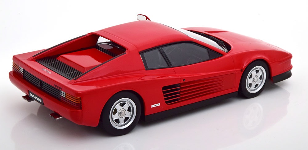 Skala 1/18 Ferrari Testarossa Monospeccio 1984, Röd fr KK-scale