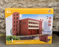 Skala 1/64 & 1/72: Brandstation, Hong Kong Fire Station - Diorama playset fr Tiny Toys