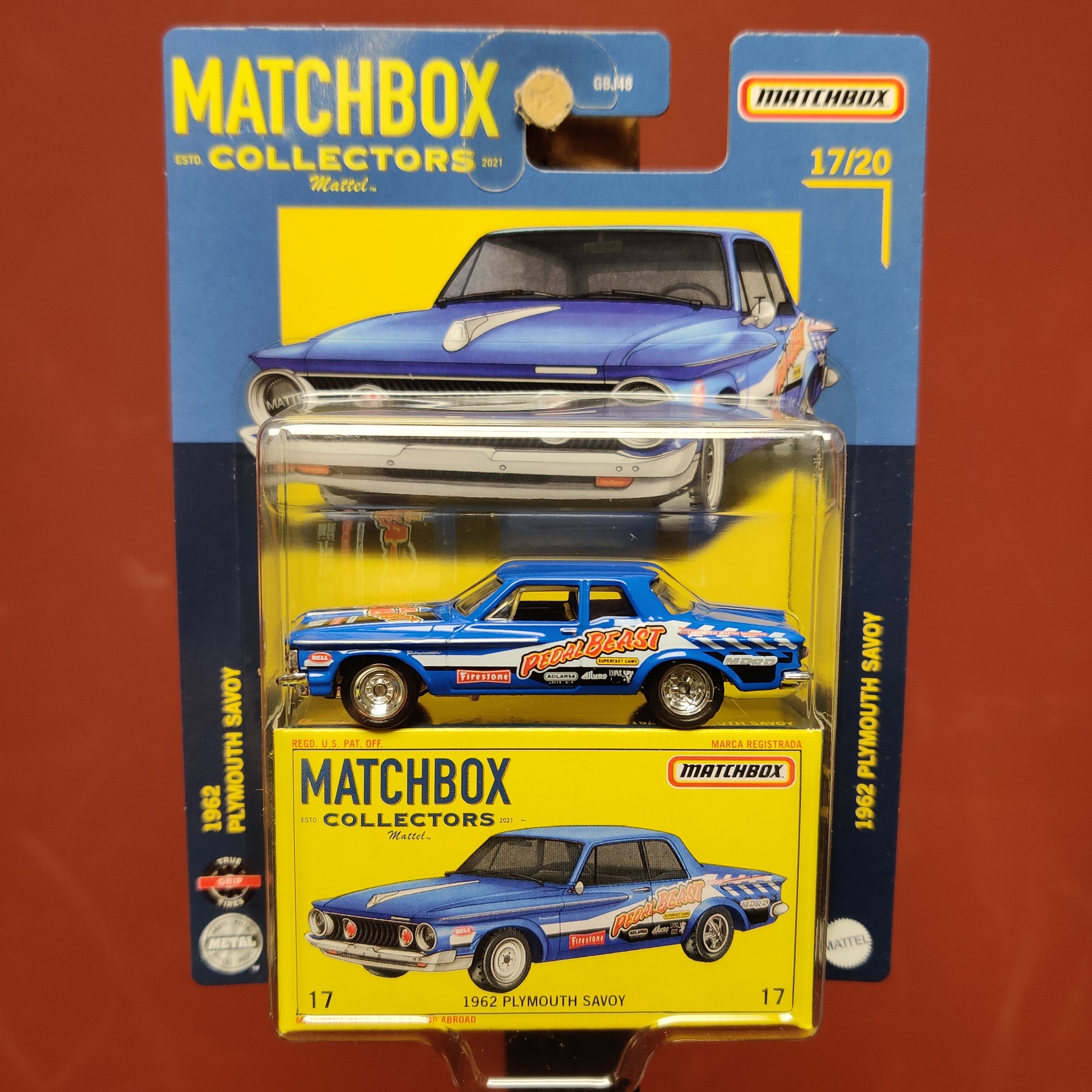 Skala 1/64 MATCHBOX - Collectors - Plymouth Savoy 1962'