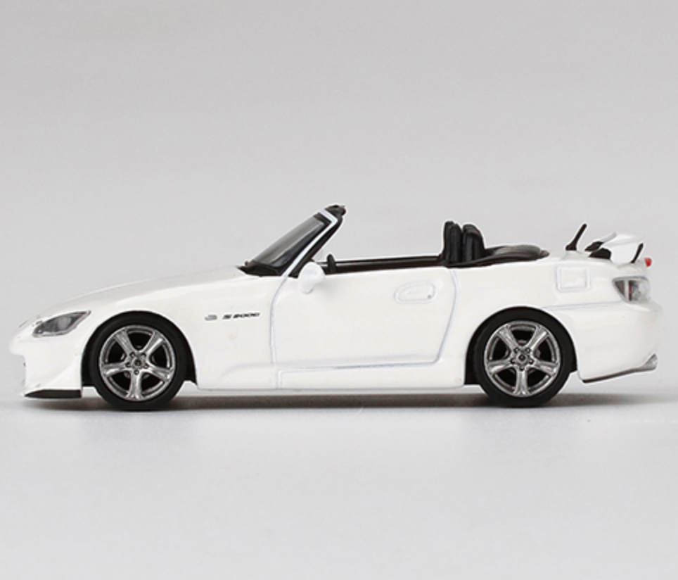 Skala 1/64 - Honda S2000 Type S Grand Prix White, Hö styrd, från MINI GT