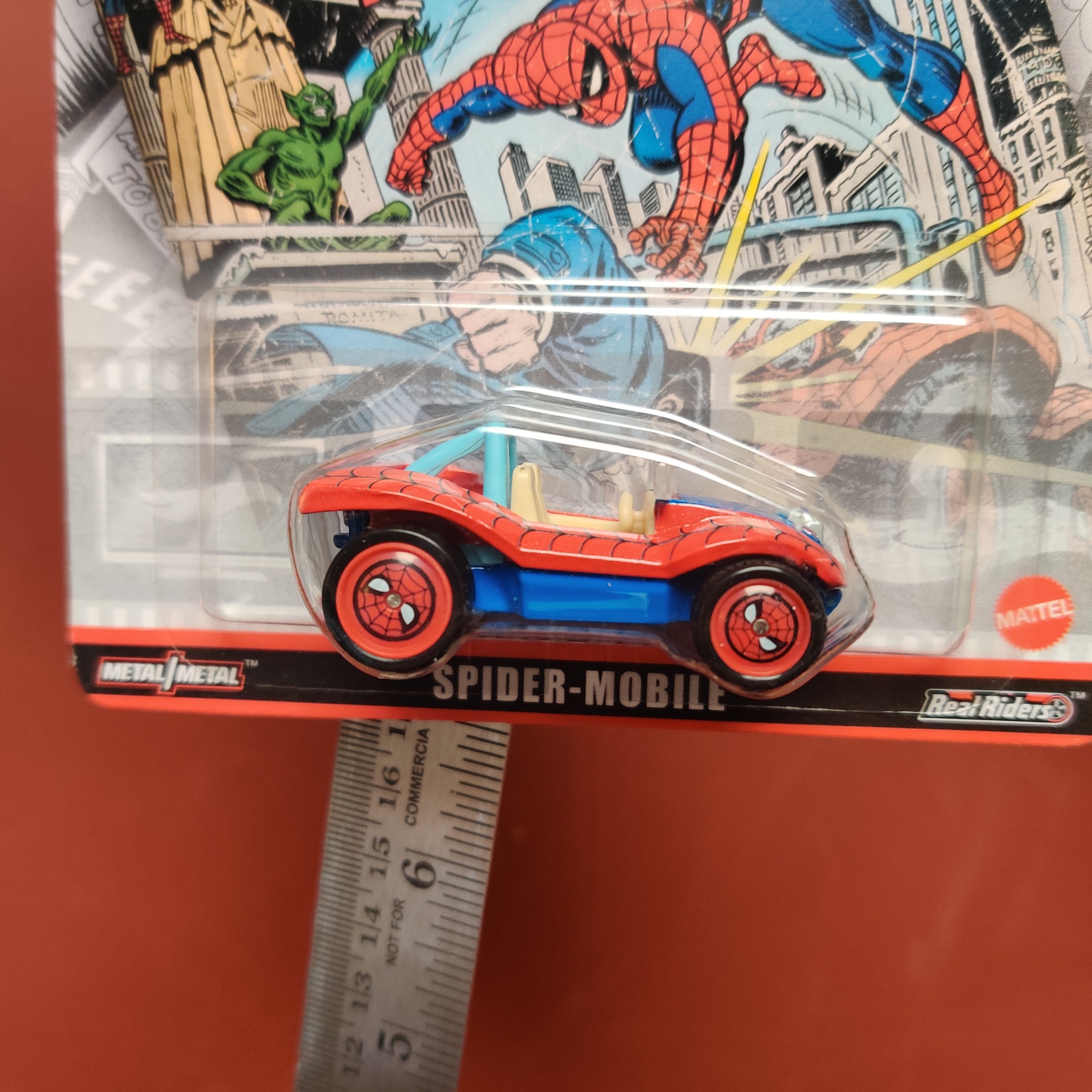 Skala 1/64 Hot PREMIUM Wheels - SPIDER-MOBILE The "Amazing Spiderman", MARVEL STUDIOS