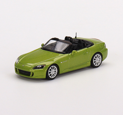 Skala 1/64 -  Honda S2000 (AP2) Lime Green Metallic, Vä styrd, från MINI GT