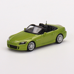 Skala 1/64 -  Honda S2000 (AP2) Lime Green Metallic, Vä styrd, från MINI GT