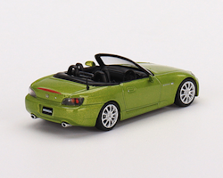 Skala 1/64 -  Honda S2000 (AP2) Lime Green Metallic, Vä styrd, från MINI GT