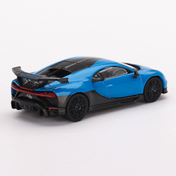 Skala 1/64 Bugatti Chiron Pur Sport Blue fr MINI GT
