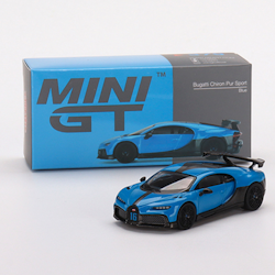 Skala 1/64 Bugatti Chiron Pur Sport Blue fr MINI GT