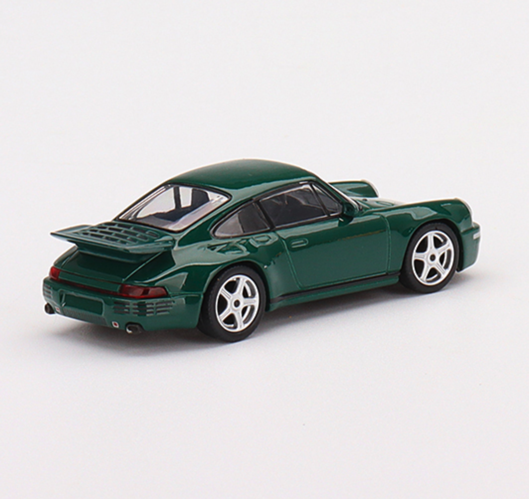 Skala 1/64  RUF CTR Anniversary (Porsche 911) Irish Green fr MINI GT