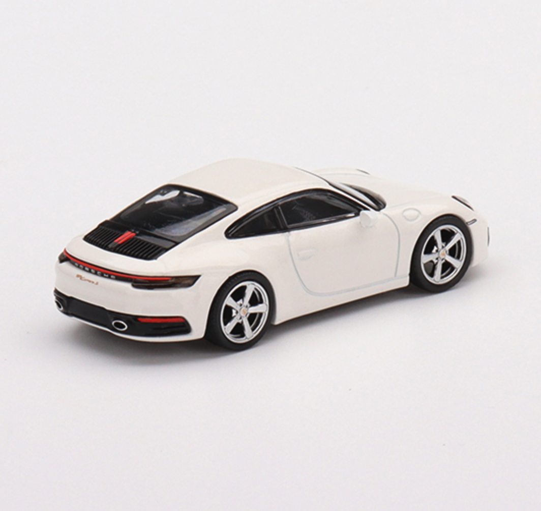 Skala 1/64 - Porsche 911 (992) Carrera S, White fr MINI GT