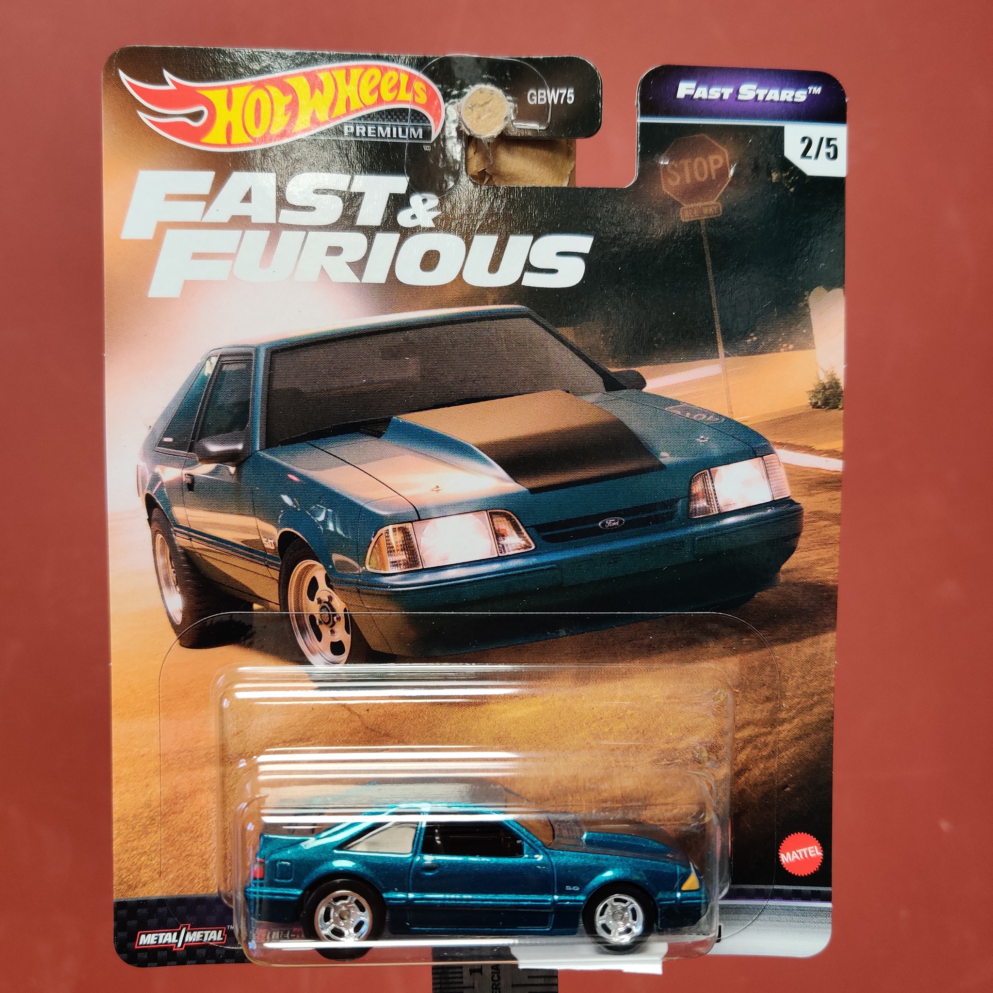1/64 Hot Wheels Premium - Fast & Furious - 92' Ford Mustang
