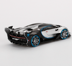 Skala 1/64  Bugatti Vision Gran Turismo, Silver fr MINI GT