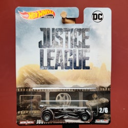Skala 1/64 Hot Wheels Premium, Justice League Batmobile